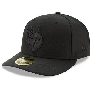 Men’s Tennessee Titans New Era Black on Black Low Profile 59FIFTY Fitted Hat