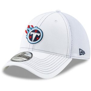 Men’s Tennessee Titans New Era White Team Neo 39THIRTY Flex Hat